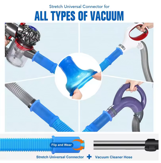 MultiFlex Vacuum Hose Kit – Deep-Cleans Lint, Crumbs & Hidden Dust- Universal Vacuum Hose for Deep Cleaning 🔥